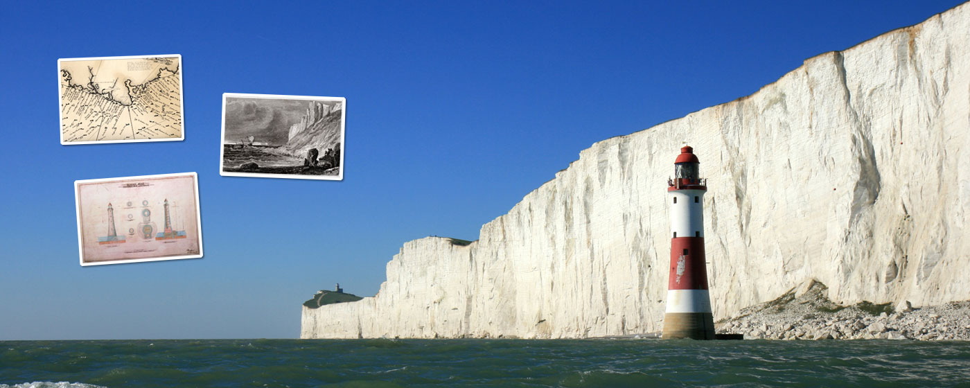 The Beachy Head Lighthouse, Beachy Head, near Eastbourne, East Sussex