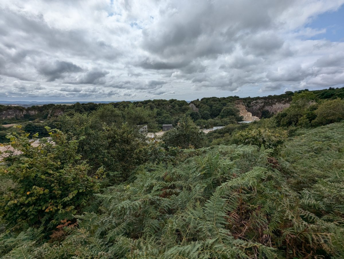 De Lank quarry public footpath