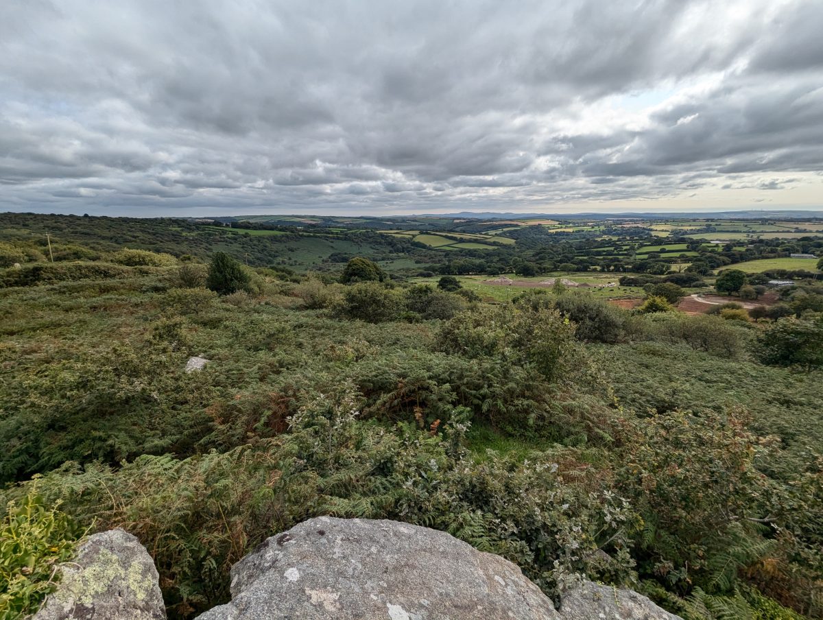 De Lank quarry with view South West
